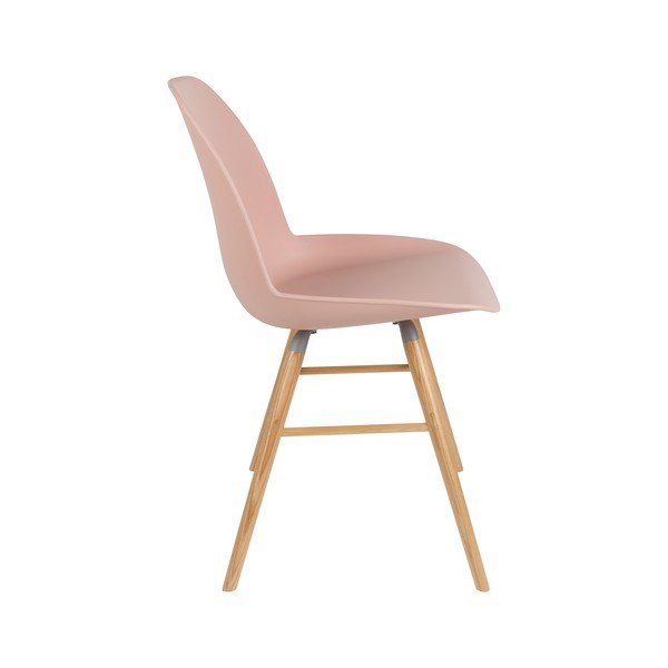 Sedie da pranzo rosa chiaro in set di 2 Albert - Zuiver-image-4