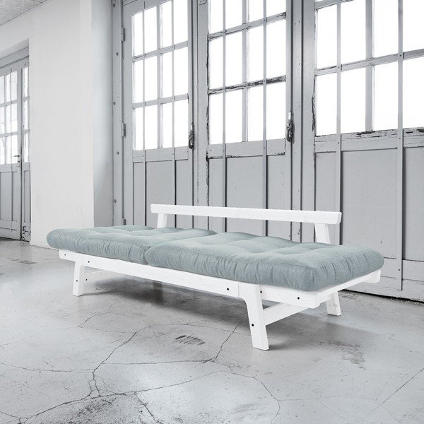 Rozkládací pohovka Karup Step White/Sky Blue-image-3