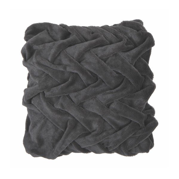 Šedý polštář ZicZac Pleated