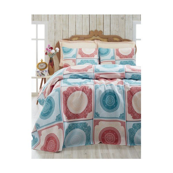 Copriletto leggero Ornament Mint, 200x235 cm - Mijolnir