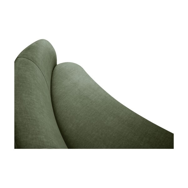 Divano asimmetrico in velluto verde, a sinistra Debbie - Mazzini Sofas-image-4