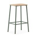 Set di sedie da bar verde 2 pz (altezza della seduta 65 cm) Abba – Marckeric