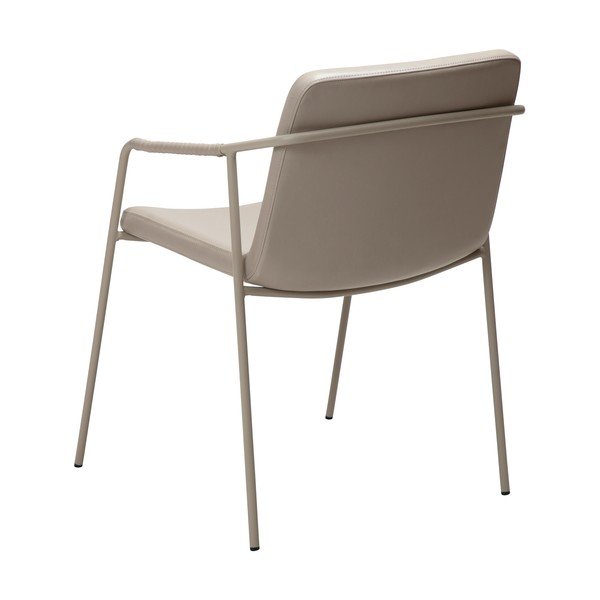Sedia da pranzo beige con braccioli Boto – DAN-FORM Denmark-image-3