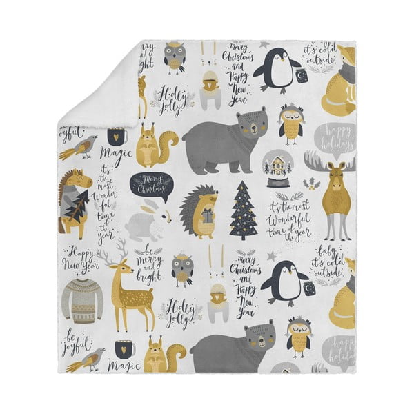 Coperta bianca per neonati 120x180 cm - Oyo home