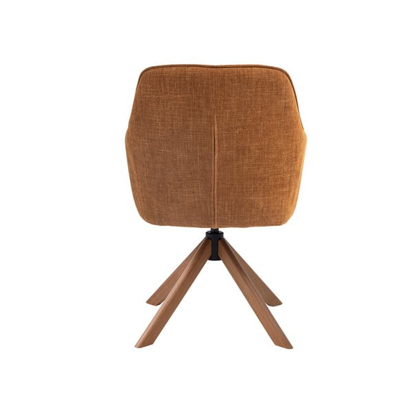 Set di sedie da pranzo arancione in imbottito 2 pz Avola – Unique Furniture-image-2