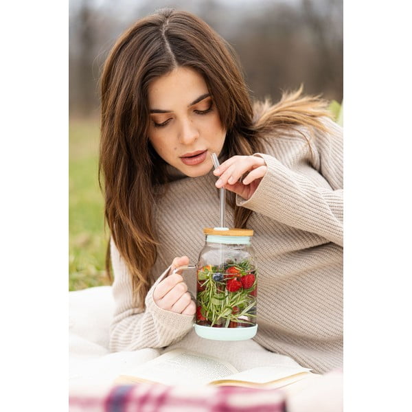 Barattolo con cannuccia 600 ml Fuori – Vialli Design-image-4