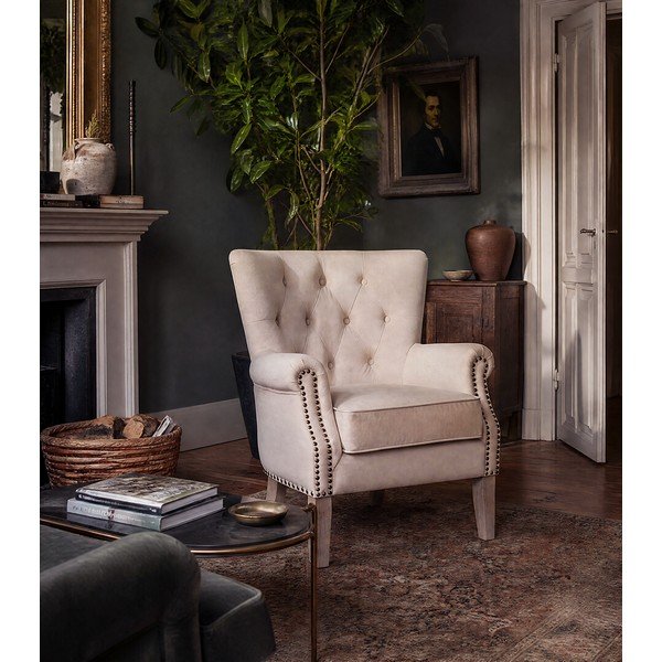 Poltrona beige Dorel – Støraa-image-1