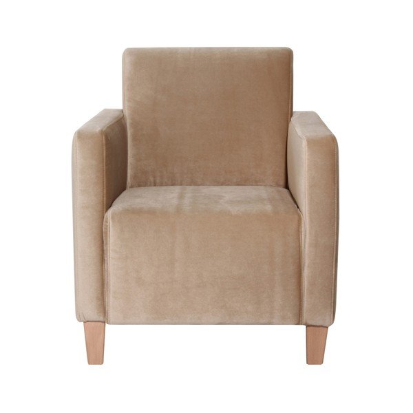 Poltrona beige Milla Velvet - Max Winzer-image-1