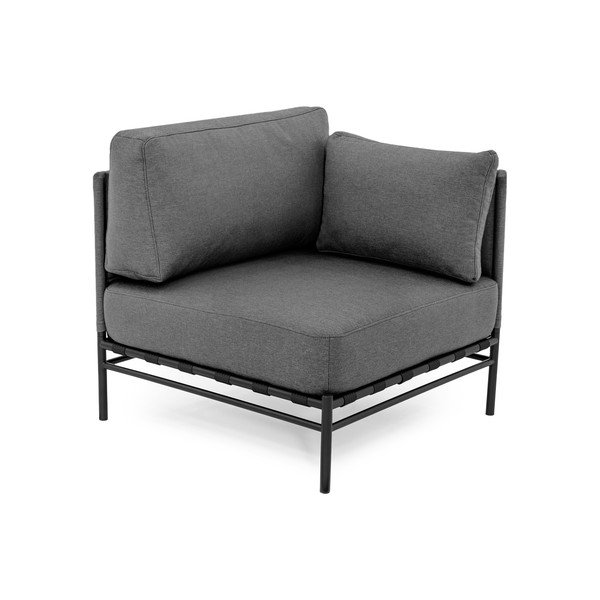Modulo divano da giardino variabile grigio scuro Dandy - Sit Sit-image-3
