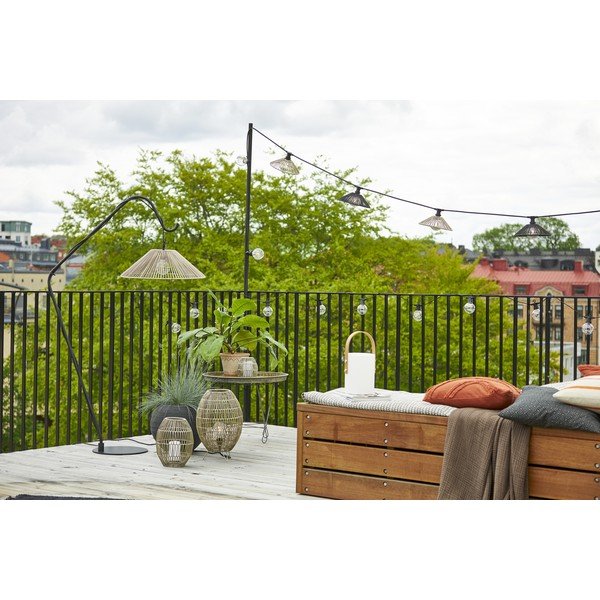 Gamba della lampada nera 176 cm Mark - Star Trading-image-3