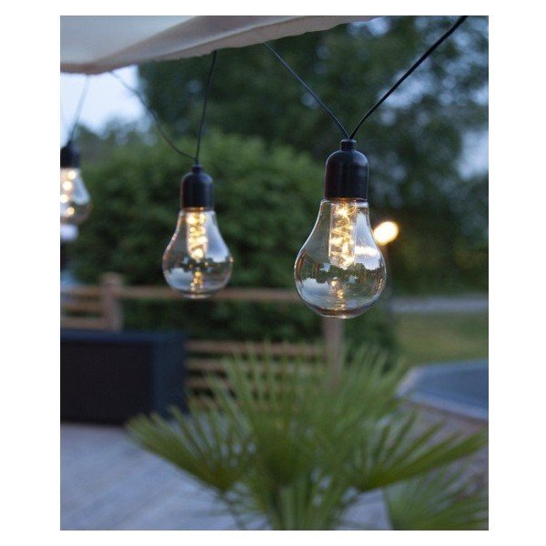 Catena luminosa a LED per esterni con motivo a lampadina, lunghezza 4,05 m Glow - Star Trading-image-1