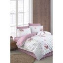 Biancheria da letto bianca/rosa per letto singolo/per letto prolungato con lenzuolo incluso/3 pz 160x220 cm Floral – Mila Home