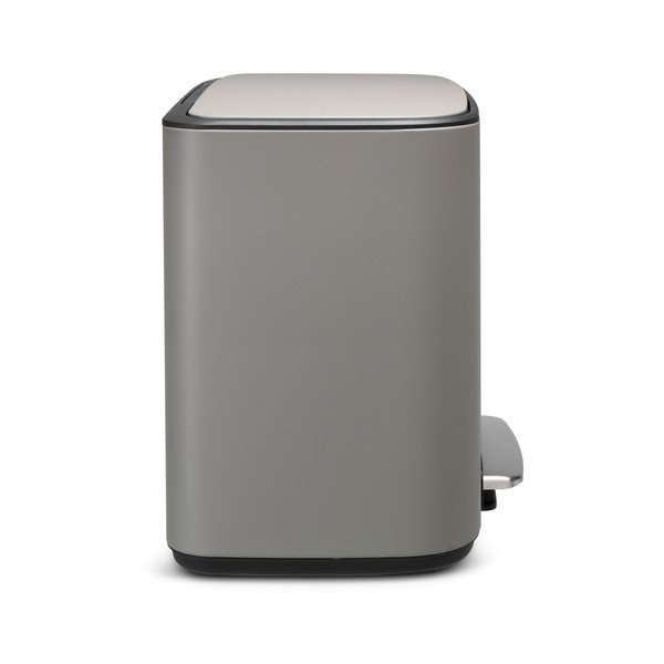 Bidone in acciaio grigio chiaro per raccolta differenziata 34 l Bo - Brabantia-image-2