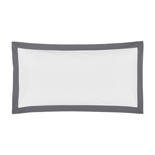 Federa decorativa bianca in percalle di cotone , 40 x 80 cm - Westwing Collection