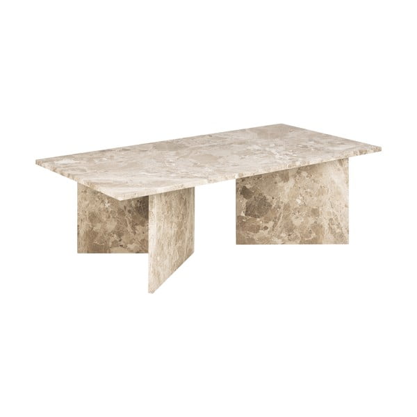 Tavolino in marmo beige 70x140 cm Vega - Actona