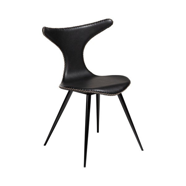 Sedia in similpelle nera DAN-FORM Danimarca Dolphin - DAN-FORM Denmark