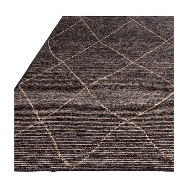 Tappeto grigio scuro in misto iuta 120x170 cm Mulberrry – Asiatic Carpets-image-4
