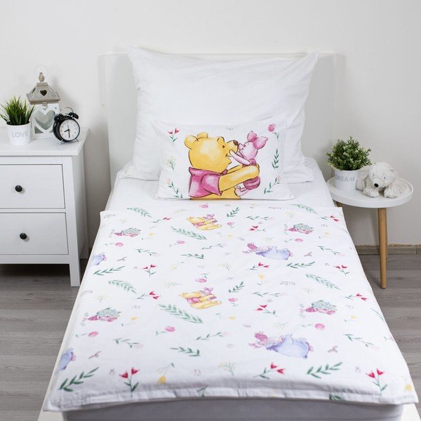 Set copripiumino e federa da bambini in cotone per culla 100x135 cm Winnie the Pooh "Pooh Hugs" – Jerry Fabrics-image-4