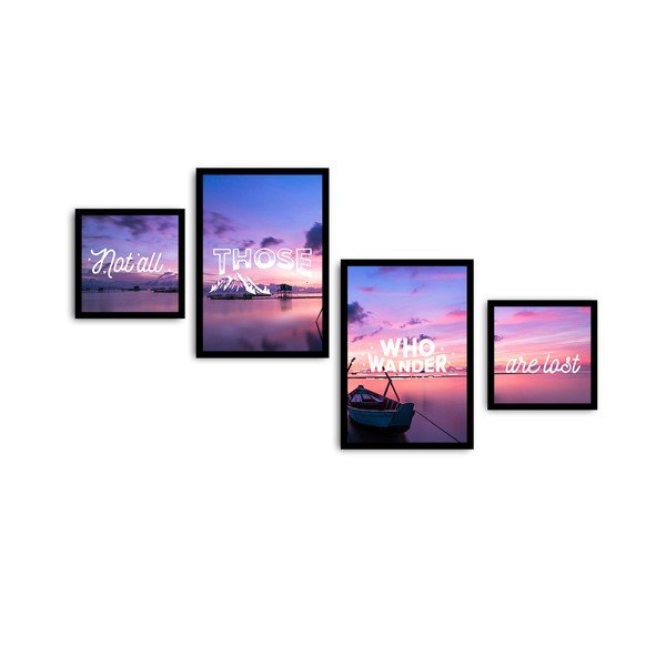 Set di 4 quadri Pahlio - Alpyros