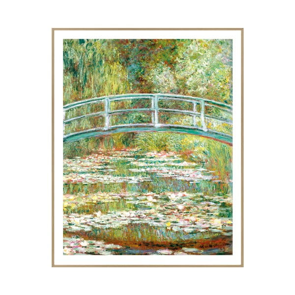 Quadro 40x50 cm Monet: Japanese Footbridge  