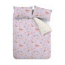 Set copripiumino e federa lavanda per letto matrimoniale e per letto esteso 230x220 cm Enchanted Twilight Animals – Catherine Lansfield