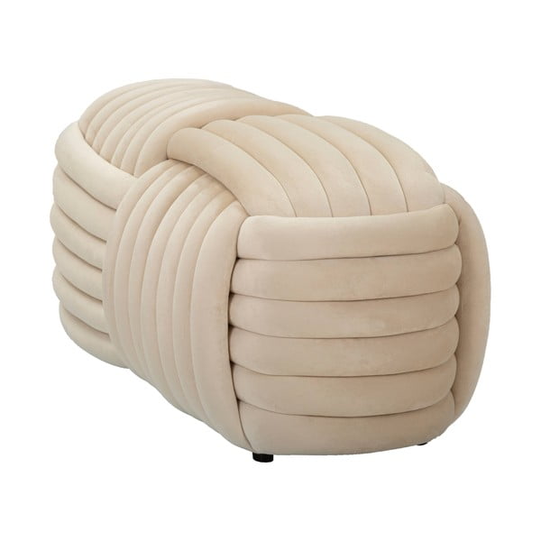 Panchina in velluto crema Softy - Mauro Ferretti-image-2