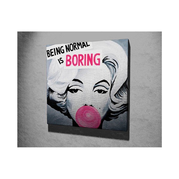 Pittura murale su tela Pop Art, 45 x 45 cm - Wallity-image-2