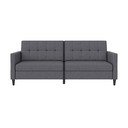 Divano grigio allungabile 203 cm Hartford – Støraa