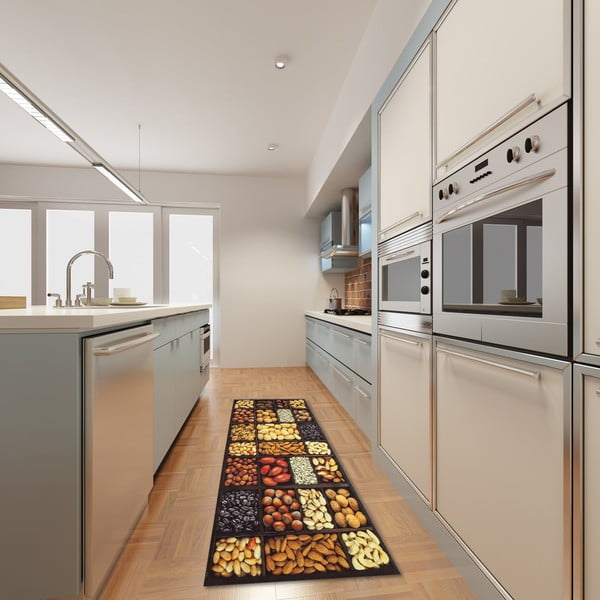 Vysoce odolný kuchyňský koberec Webtappeti Semi, 60 x 300 cm