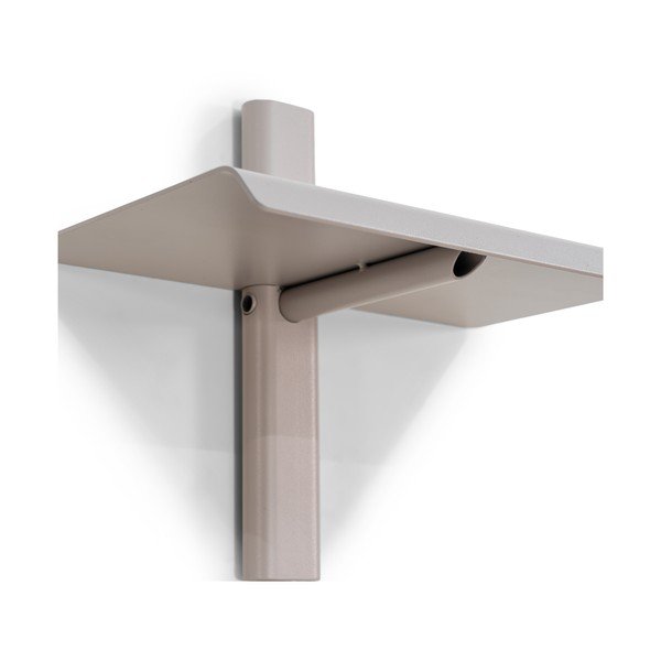 Mensola grigio tortora in metallo 28 cm Hola – Spinder Design-image-2