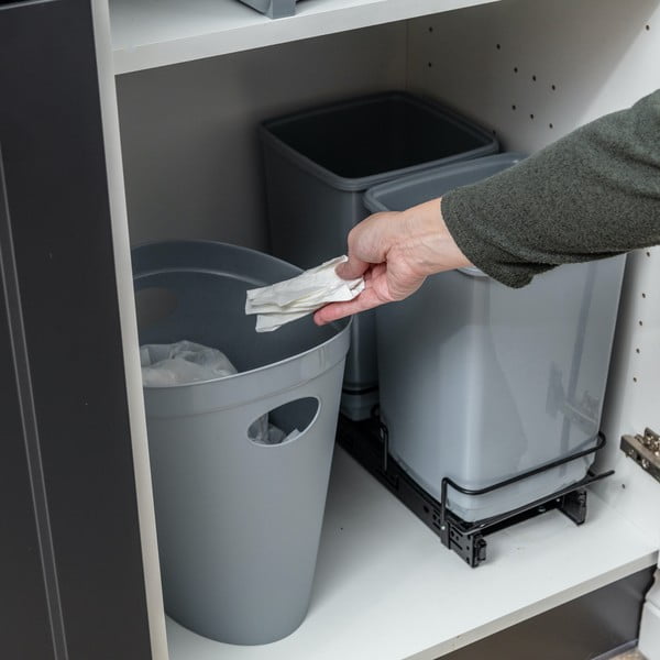 Contenitori per rifiuti in plastica in set da 2 pezzi 20 l - Addis-image-2