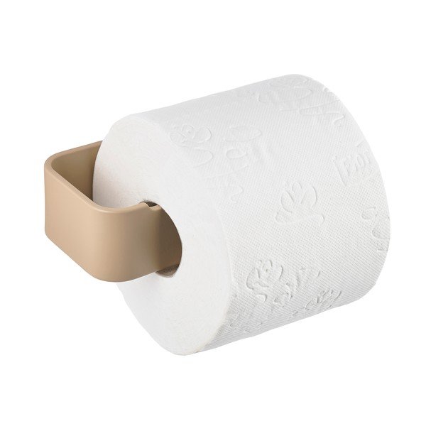 Porta carta igienica da parete beige in metallo Ume – Zone