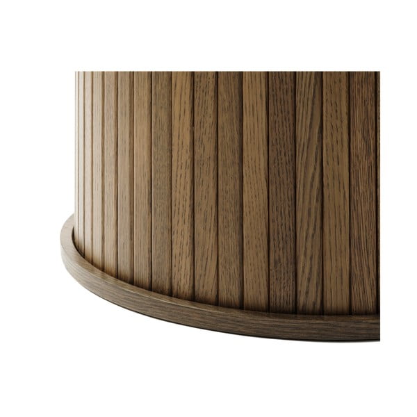 Tavolo da pranzo rotondo in rovere ø 120 cm Nola - Unique Furniture-image-4