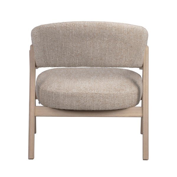 Poltrona beige/colore naturale chiaro Barnaby – Rowico-image-4
