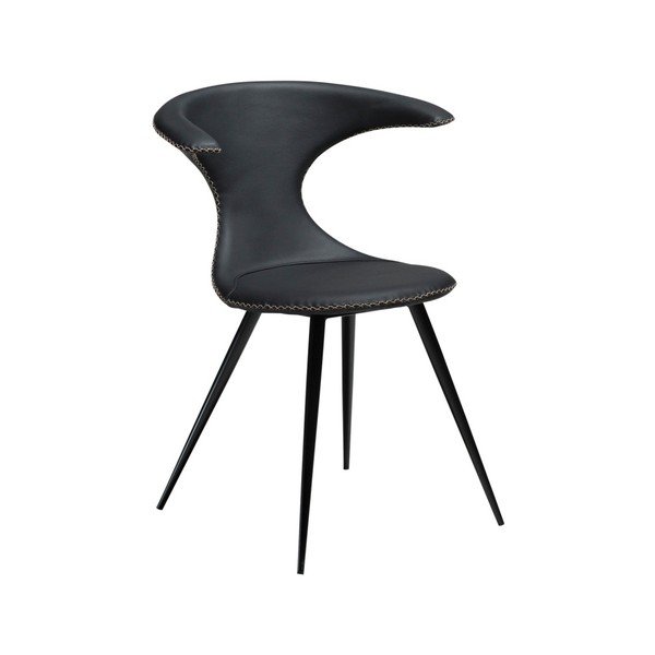 Sedia in pelle nera Flair - DAN-FORM Denmark