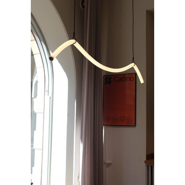 Lampadario LED bianco e nero Melt – Markslöjd-image-1