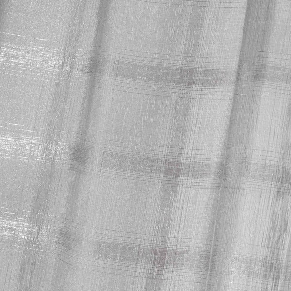 Set di 2 tende in voile grigio 70x200 cm Candide - douceur d'intérieur-image-1