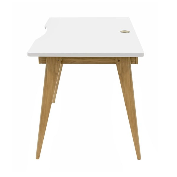 Scrivania con effetto rovere 70x140 cm Nice – Woodman-image-4