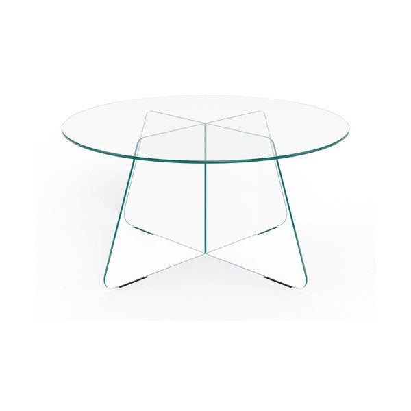 Tavolino da salotto rotondo in vetro ø 80 cm Samos – Actona-image-1