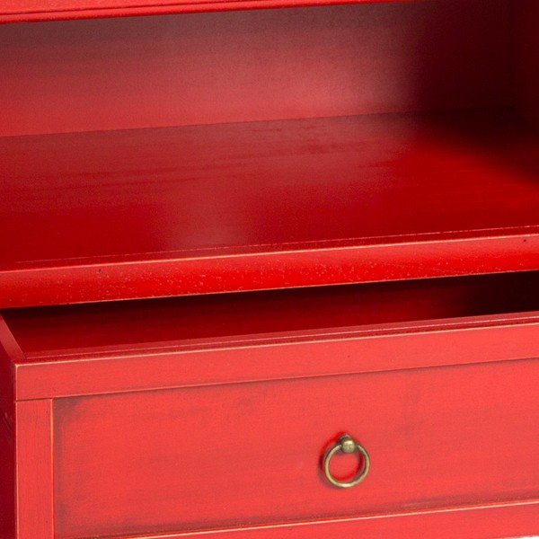 Červený TV stolek Evergreen House Credenza-image-2