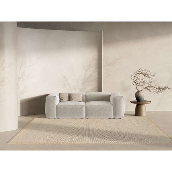 Divano beige 224 cm Bergamo – Cosmopolitan Design-image-1