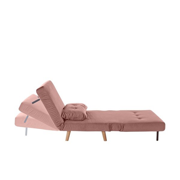 Poltrona in velluto rosa Magalli - Støraa-image-4