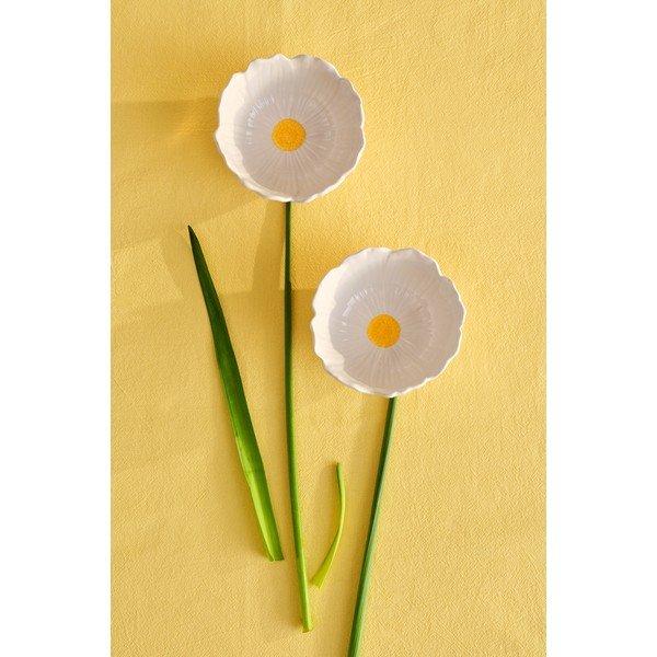 Ciotoline in set per insalata bianche in porcellana 2 pz Eira – Jotex-image-1