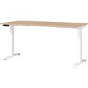 Scrivania regolabile con piano effetto rovere con altezza regolabile elettricamente 80x160 cm Jet – Germania