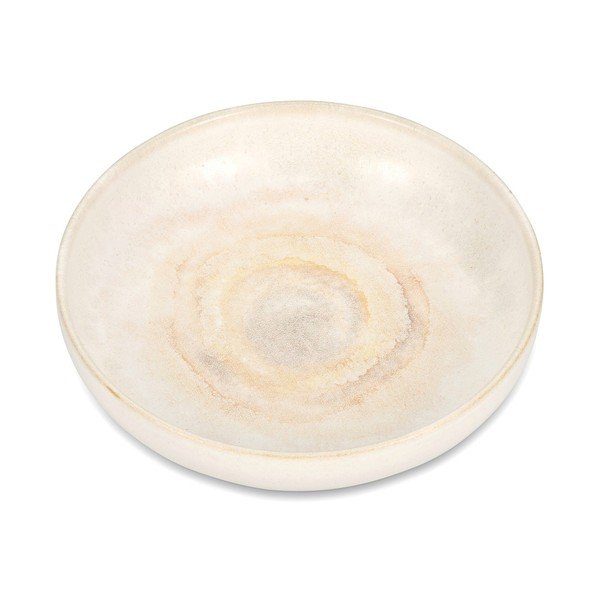 Piatto fondo beige in gres ø 22 cm Aquarel – S|P Collection