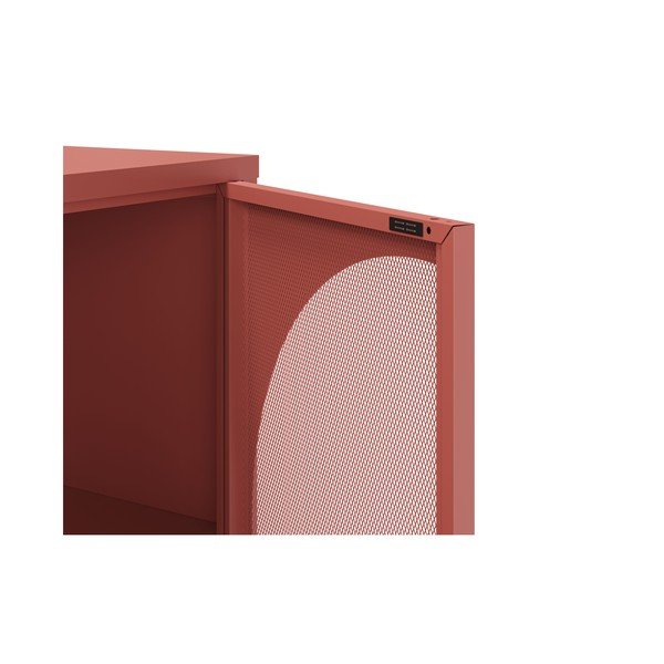 Cassettiera color mattone 160x90 cm Tayra - Marckeric-image-4