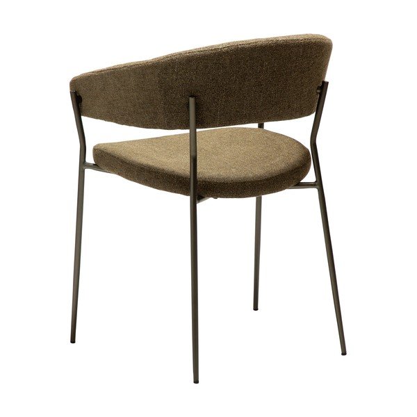 Sedia da pranzo color kaki con braccioli Reboot – DAN-FORM Denmark-image-4