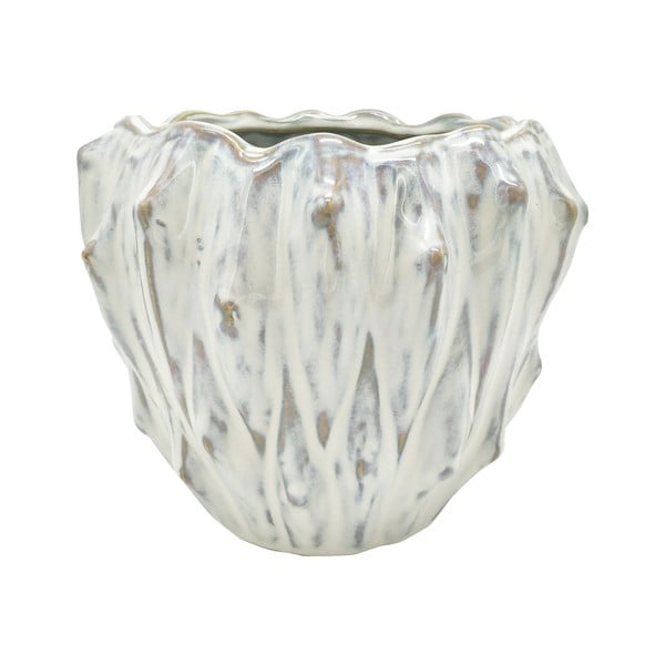 Vaso in ceramica bianca avorio , ø 16,5 cm Flora - PT LIVING