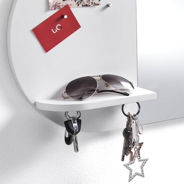 Specchio da parete con piastra magnetica Reminder, 36 x 60 x 9 cm O-Reminder - Tomasucci-image-1