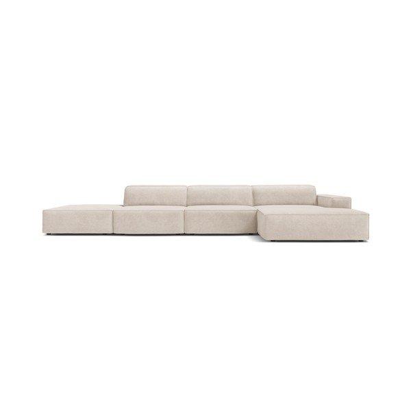 Divano angolare componibile color crema (con penisola a destra/con chaise lounge) Jodie – Micadoni -image-2